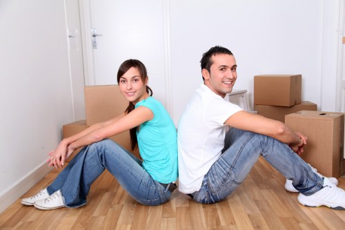 Eco-friendly moving trucks provided by Sutton Storage