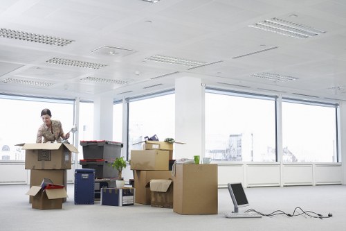 Secure storage facilities for removal trucks in Sutton
